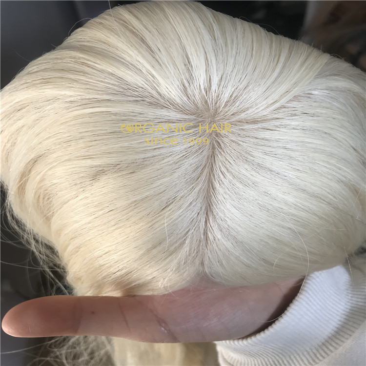 Custom Jewish Topper Natural Light Blonde H223